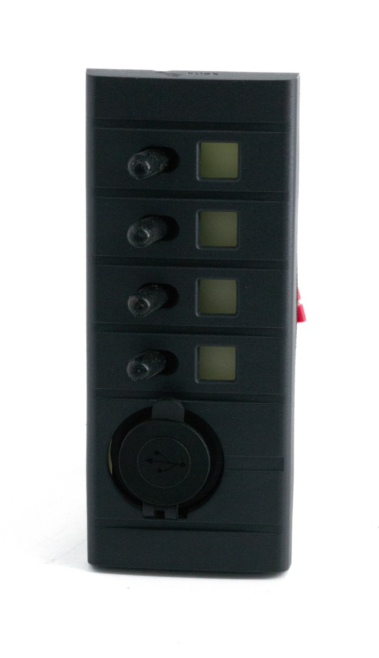 CONNEX Waterproof Switch Panel- 4 Switch Plus USB - Holroyd