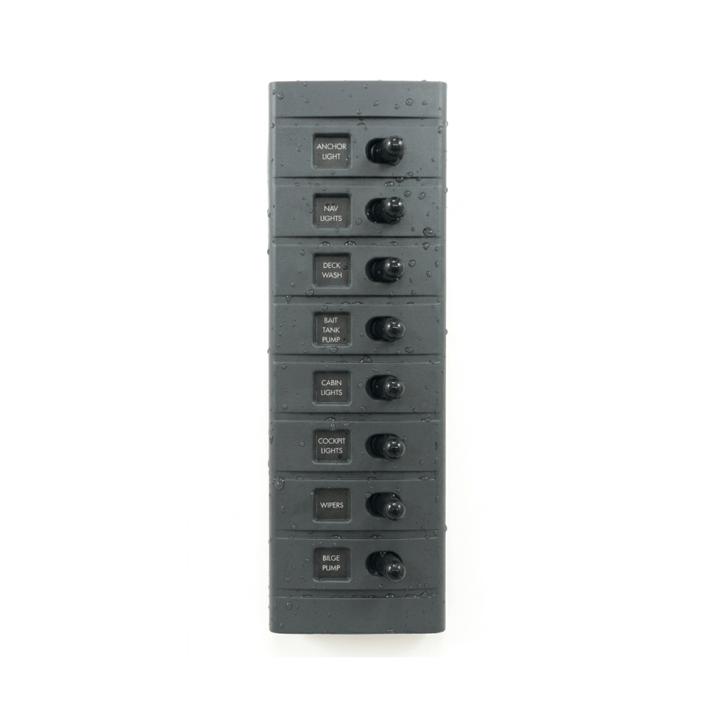 CONNEX Waterproof Switch Panel- 8 Switch