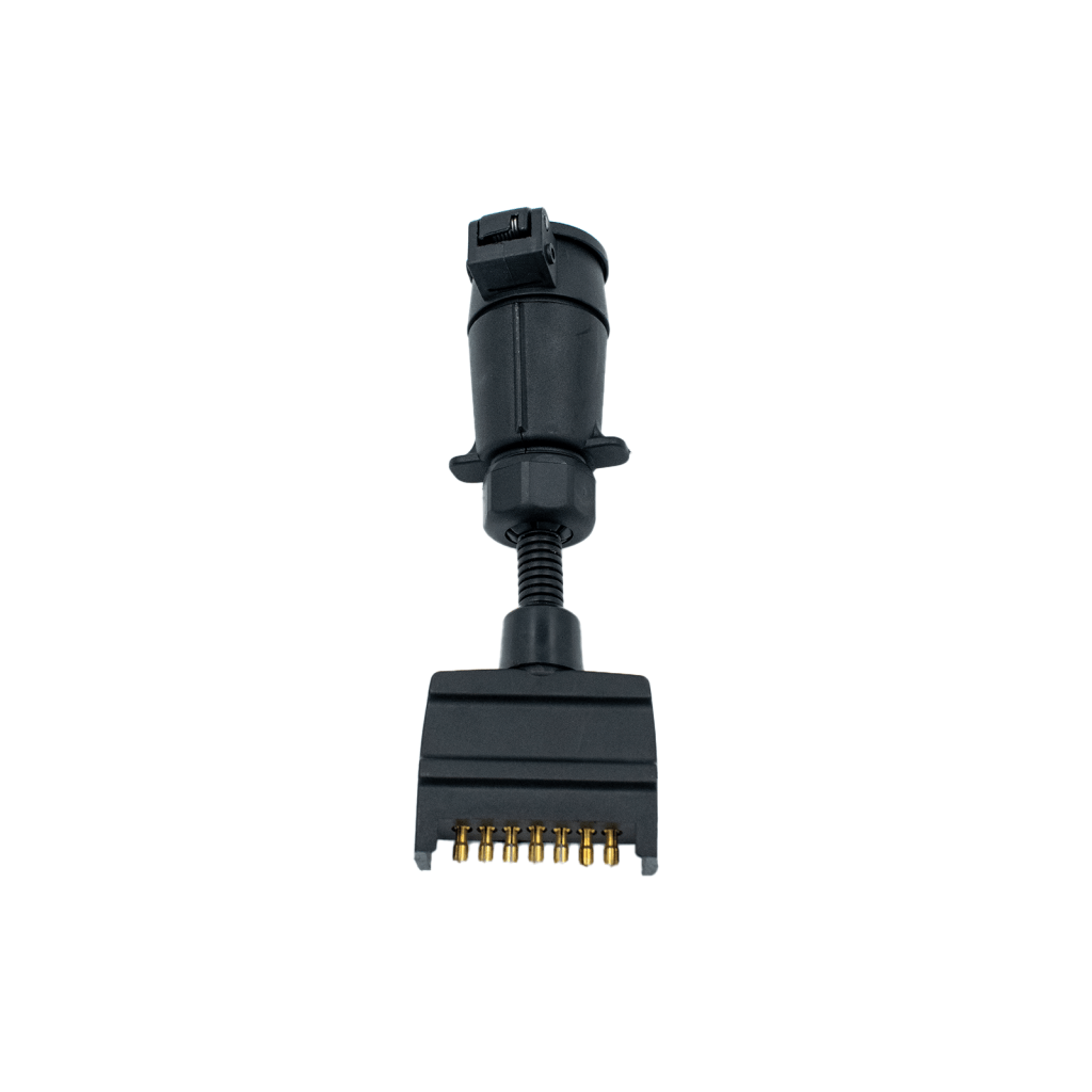 Trailer Plug Adaptor 7 Pin Round Vehicle to Flat 7